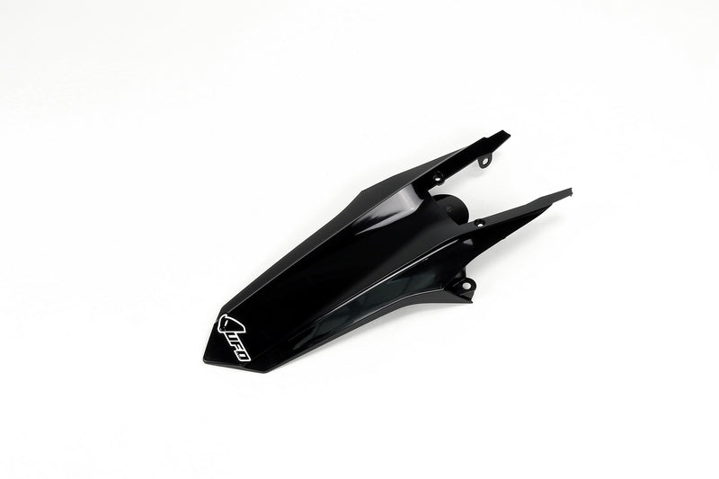 UFO Plast PLASTIC REAR FENDER, BLK/BLK