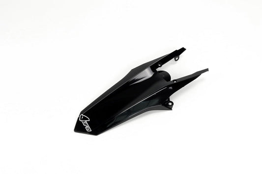 UFO Plast PLASTIC REAR FENDER, BLK/BLK