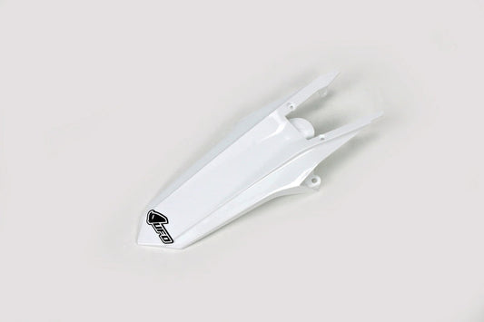UFO Plast PLASTIC REAR FENDER, WHT/WHT