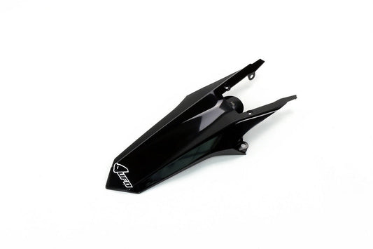 UFO Plast PLASTIC REAR FENDER, BLK/BLK