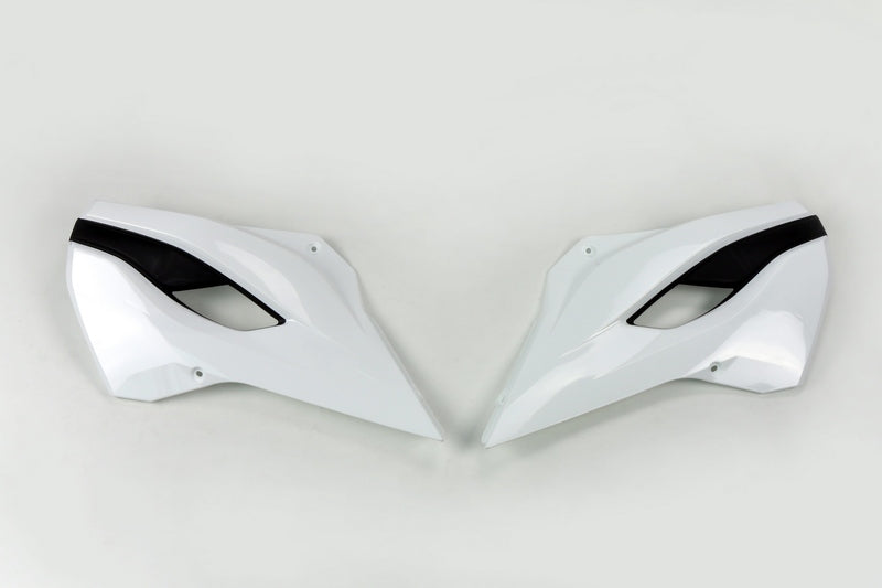 UFO Plast PLASTIC RAD SCOOPS, WHT/WHT
