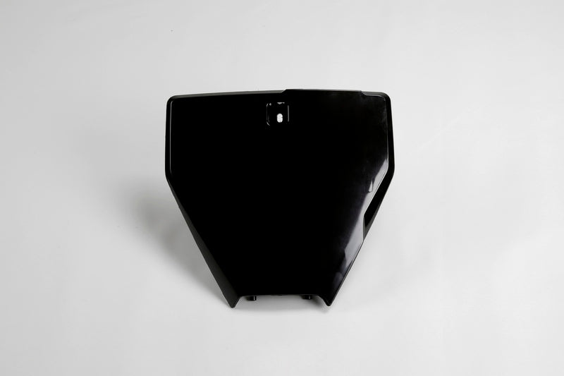 UFO Plast PLASTIC FRONT PLATE, BLK/BLK