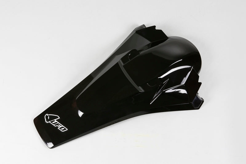 UFO Plast PLASTIC REAR FENDER, BLK/BLK