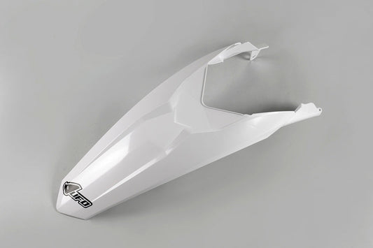 UFO Plast PLASTIC REAR FENDER, WHT/WHT