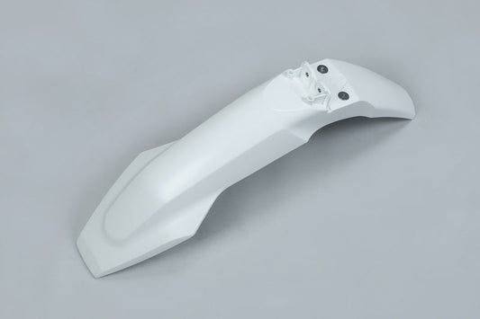 UFO Plast PLASTIC FRONT FENDER, WHT/WHT
