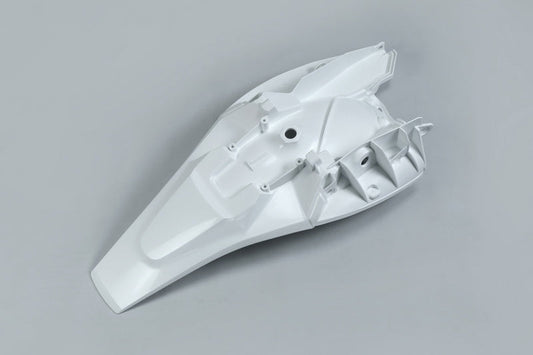 UFO Plast PLASTIC REAR FENDER, WHT/WHT