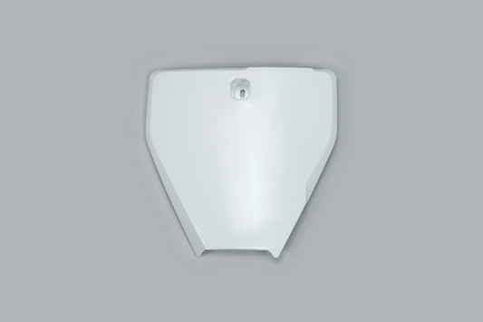 UFO Plast PLASTIC FRONT PLATE, WHT/WHT
