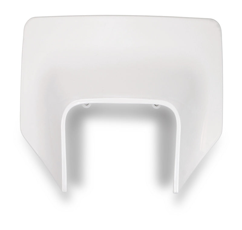 UFO Plast PLASTIC FRONT PLATE, WHT/WHT