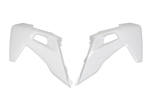 UFO Plast PLASTIC RAD SCOOPS, WHT/WHT