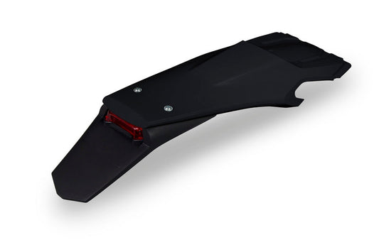 UFO Plast PLASTIC REAR FENDER, BLK/BLK