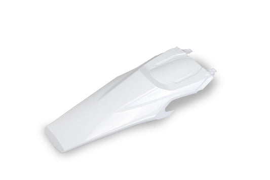 UFO Plast PLASTIC REAR FENDER, WHT/WHT
