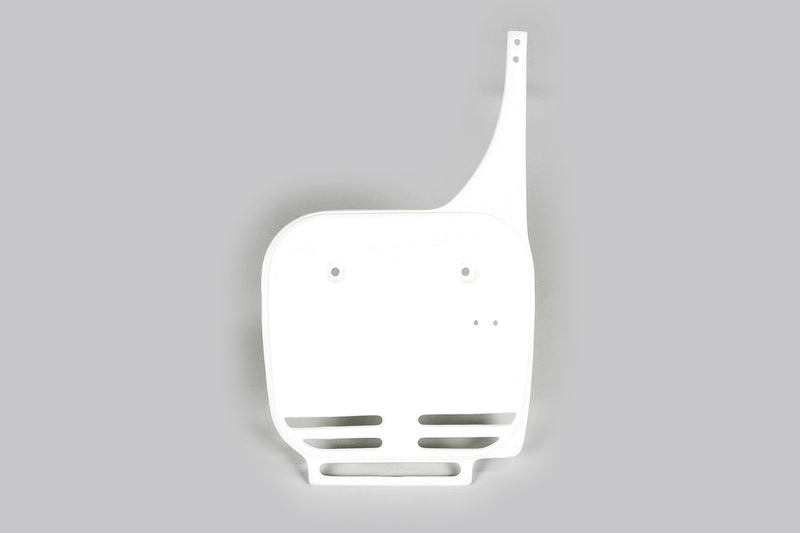 UFO Plast PLASTIC FRONT PLATE, WHT/WHT