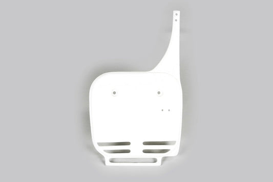 UFO Plast PLASTIC FRONT PLATE, WHT/WHT