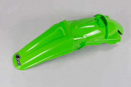 UFO Plast PLASTIC REAR FENDER, GRN/GRN