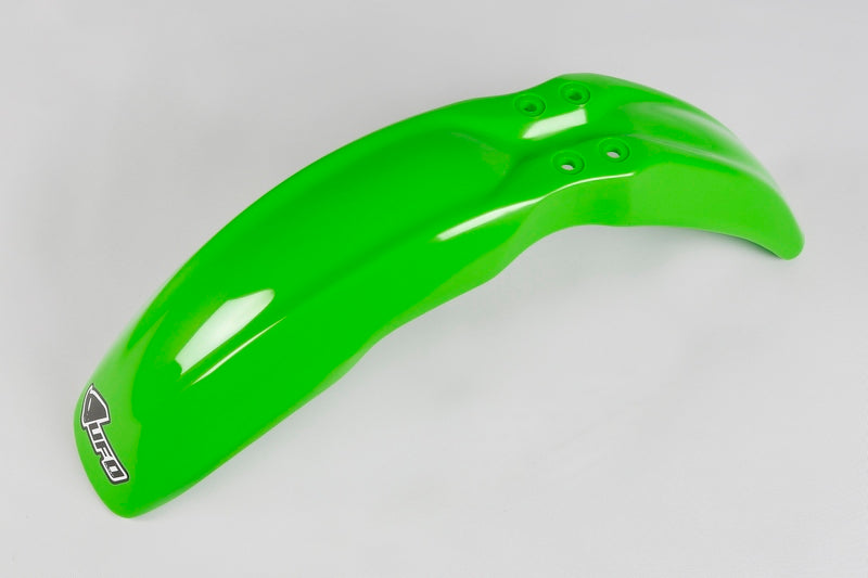 UFO Plast PLASTIC FRONT FENDER, GRN/GRN