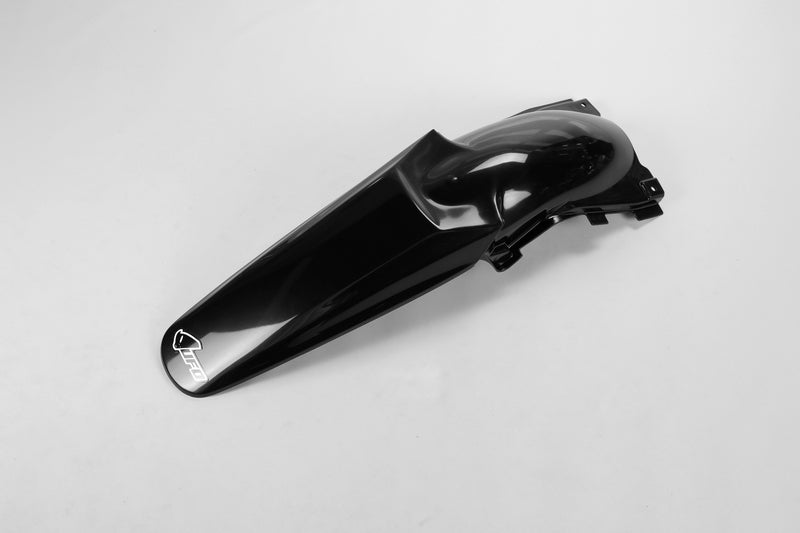 UFO Plast PLASTIC REAR FENDER, BLK/BLK