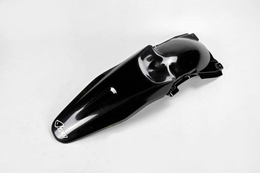 UFO Plast PLASTIC REAR FENDER, BLK/BLK