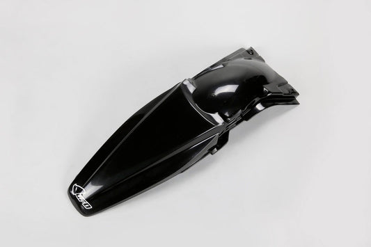 UFO Plast PLASTIC REAR FENDER, BLK/BLK