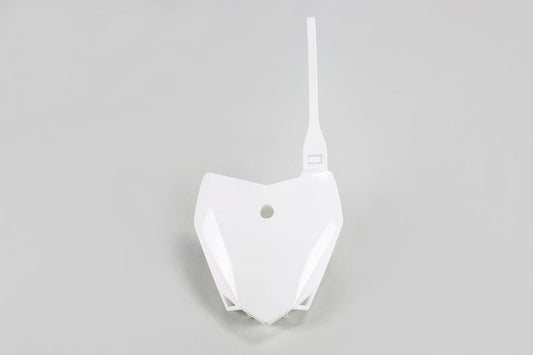 UFO Plast PLASTIC FRONT PLATE, WHT/WHT