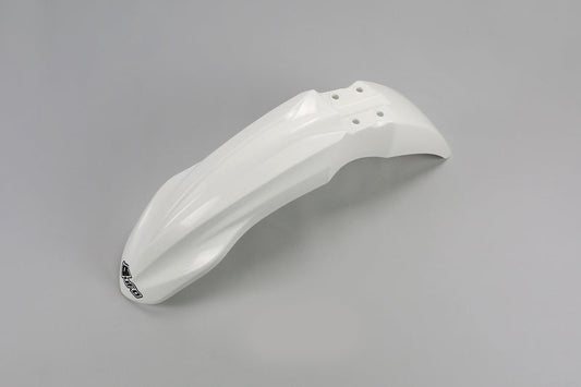 UFO Plast PLASTIC FRONT FENDER, WHT/WHT