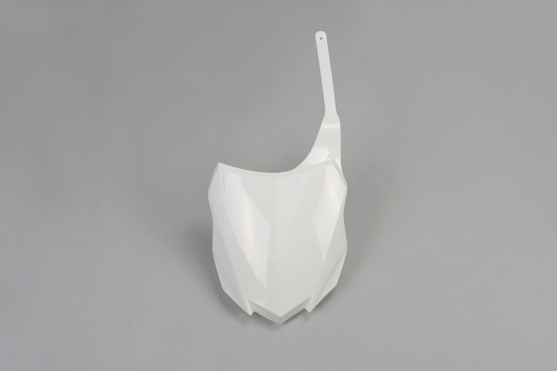 UFO Plast PLASTIC FRONT PLATE, WHT/WHT