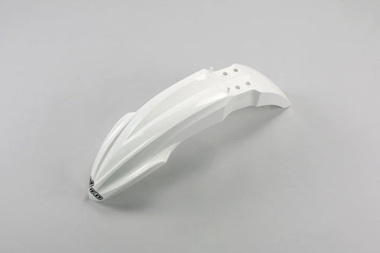 UFO Plast PLASTIC FRONT FENDER, WHT/WHT