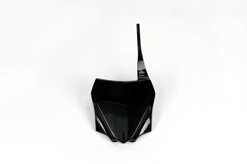 UFO Plast PLASTIC FRONT PLATE, BLK/BLK