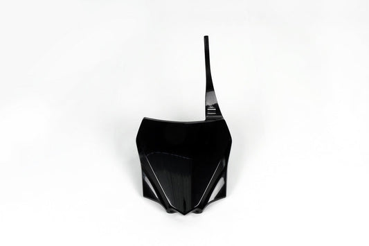 UFO Plast PLASTIC FRONT PLATE, BLK/BLK