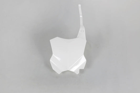 UFO Plast PLASTIC FRONT PLATE, WHT/WHT