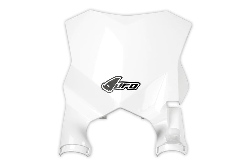 UFO Plast PLASTIC FRONT PLATE, WHT/WHT