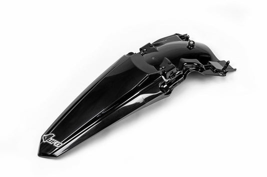 UFO Plast PLASTIC REAR FENDER, BLK/BLK