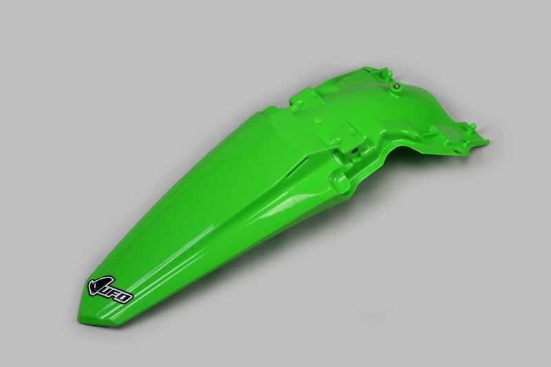 UFO Plast PLASTIC REAR FENDER, GRN/GRN