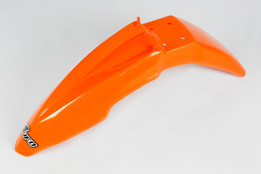 UFO Plast PLASTIC FRONT FENDER, ORG/ORG