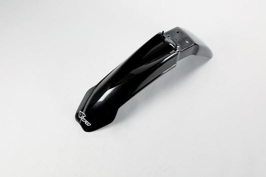 UFO Plast PLASTIC FRONT FENDER, BLK/BLK