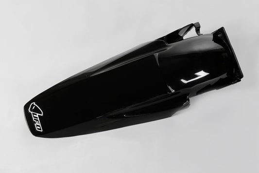 UFO Plast PLASTIC REAR FENDER, BLK/BLK
