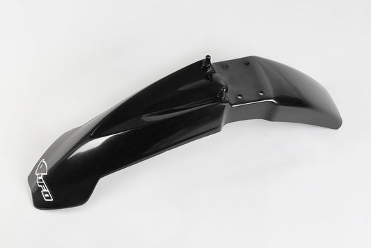UFO Plast PLASTIC FRONT FENDER, BLK/BLK
