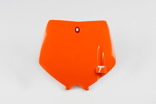 UFO Plast PLASTIC FRONT PLATE, ORG/ORG