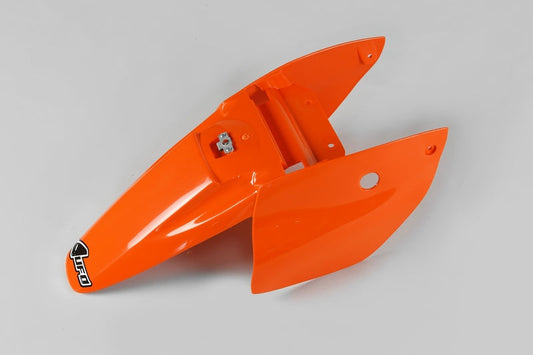 UFO Plast PLASTIC REAR FENDER, ORG/ORG