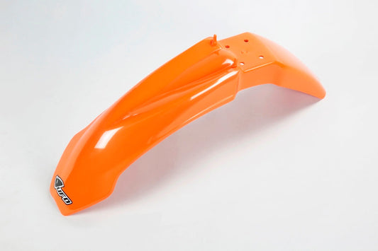 UFO Plast PLASTIC FRONT FENDER, ORG/ORG