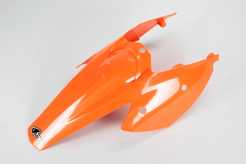 UFO Plast PLASTIC REAR FENDER, ORG/ORG