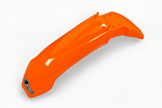 UFO Plast PLASTIC FRONT FENDER, ORG/ORG