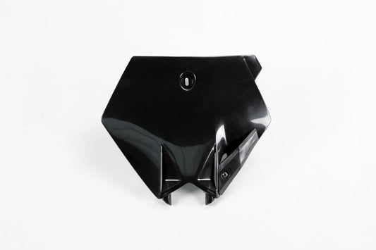 UFO Plast PLASTIC FRONT PLATE, BLK/BLK
