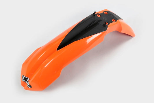 UFO Plast PLASTIC FRONT FENDER, ORG/ORG