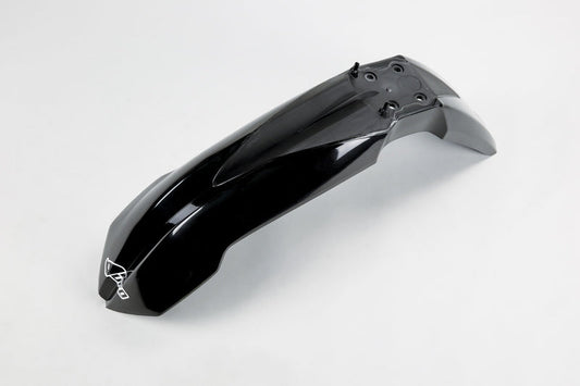 UFO Plast PLASTIC FRONT FENDER, BLK/BLK