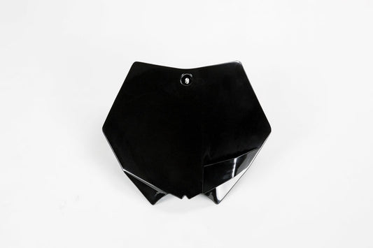 UFO Plast PLASTIC FRONT PLATE, BLK/BLK