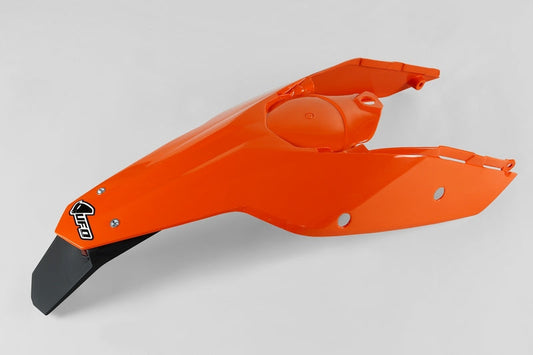 UFO Plast PLASTIC REAR FENDER, ORG/ORG
