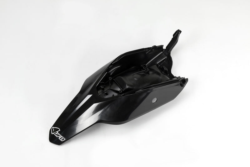 UFO Plast PLASTIC REAR FENDER, BLK/BLK