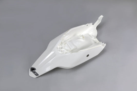 UFO Plast PLASTIC REAR FENDER, WHT/WHT