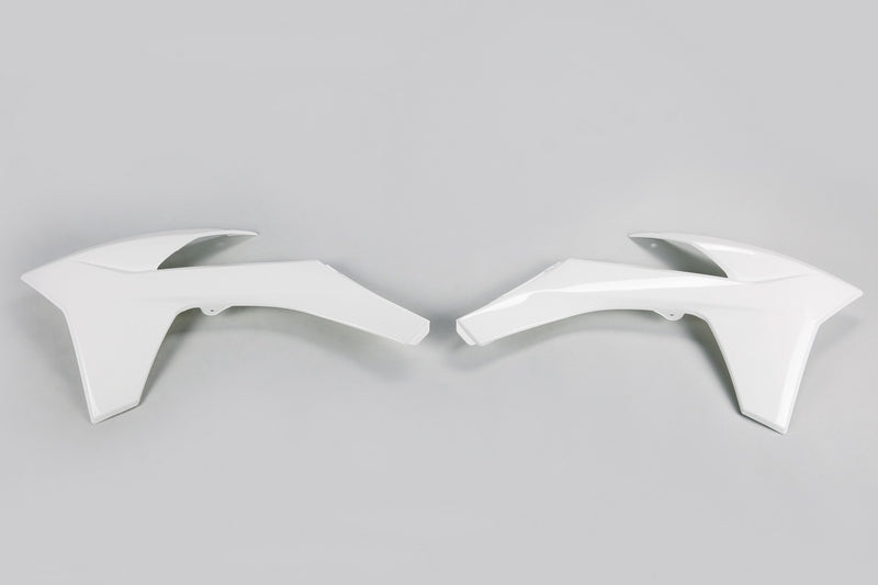 UFO Plast PLASTIC RAD SCOOPS, WHT/WHT