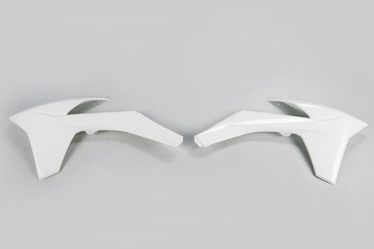 UFO Plast PLASTIC RAD SCOOPS, WHT/WHT